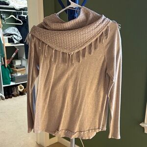 Style & Co. Light Beige Cowl Neck Sweater